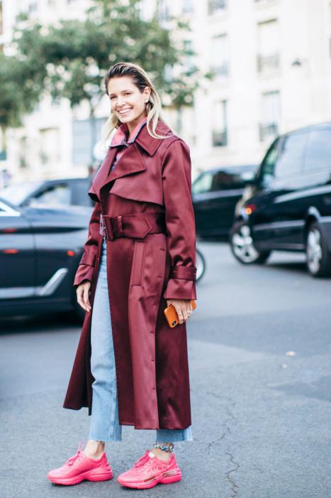 潮款小白鞋百搭系,树莓鞋怎么搭配显瘦