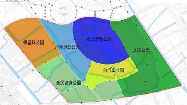 上海市民体育公园,上海嘉定外环线绿道体育设施
