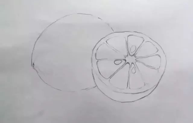 素描彩铅蔬菜画,蔬菜素描画法步骤图