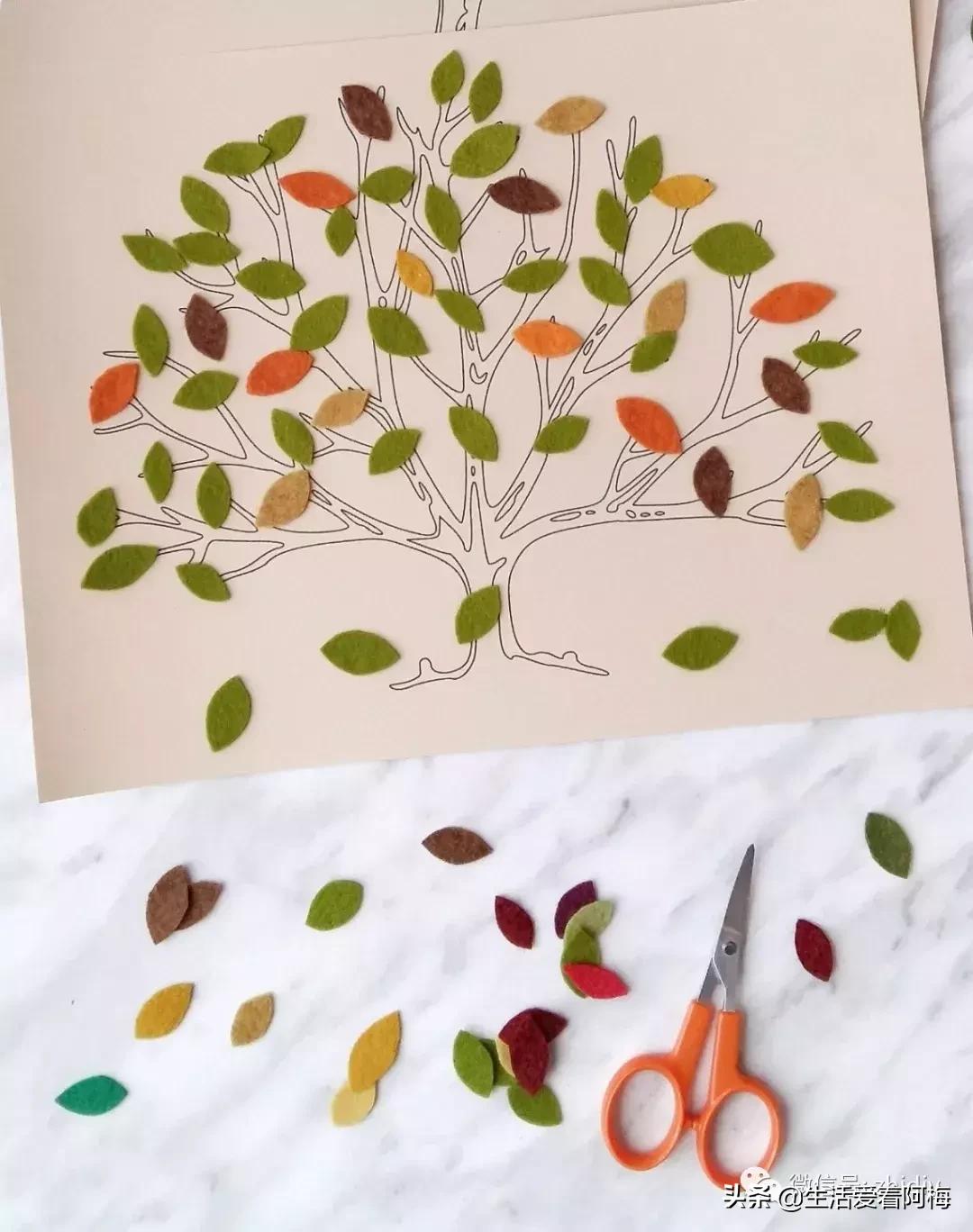 做手工布艺大全简单又漂亮,儿童节手工a4不织布布艺作品