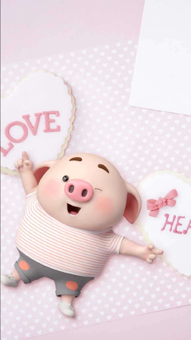 手机壁纸264期｜最近超火的小猪猪壁纸、高清手机壁纸