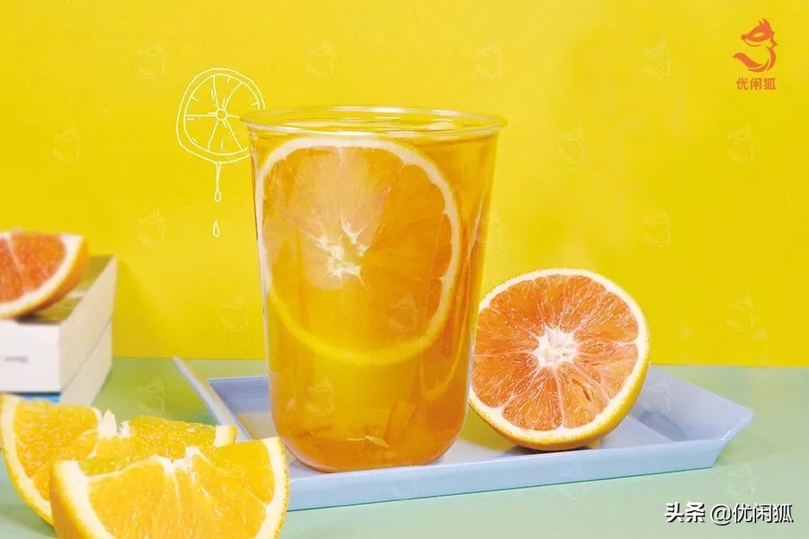 清爽解腻的缤纷水果茶,柚子水果茶简单又好喝