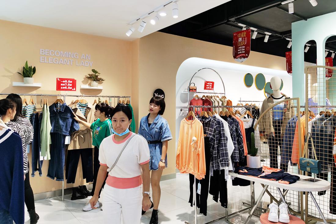 华南地区女装,华南区女装