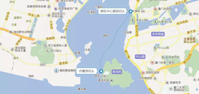 厦门鼓浪屿进岛路线图,鼓浪屿登岛需要预约吗