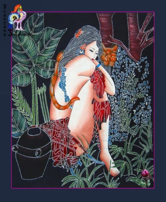 贵州扎染艺术简介,苗族蜡染艺术作品欣赏