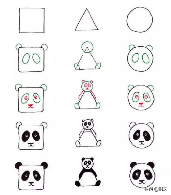 简笔画小动物100种可爱幼儿园,6-12岁儿童绘画简笔画小动物