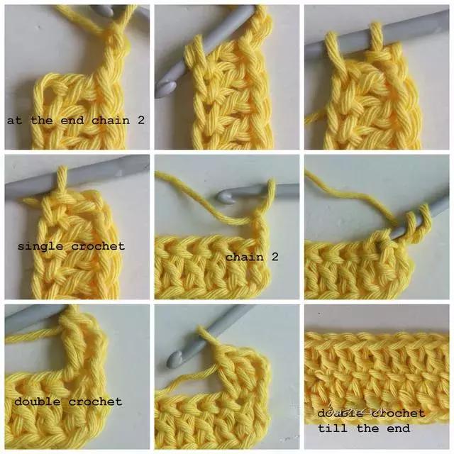 钩针汽车坐垫的编织教程,方形椅子坐垫钩针教程