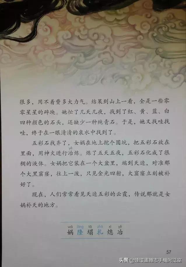 四年级上册语文电子课本,四年级上册语文课本内容