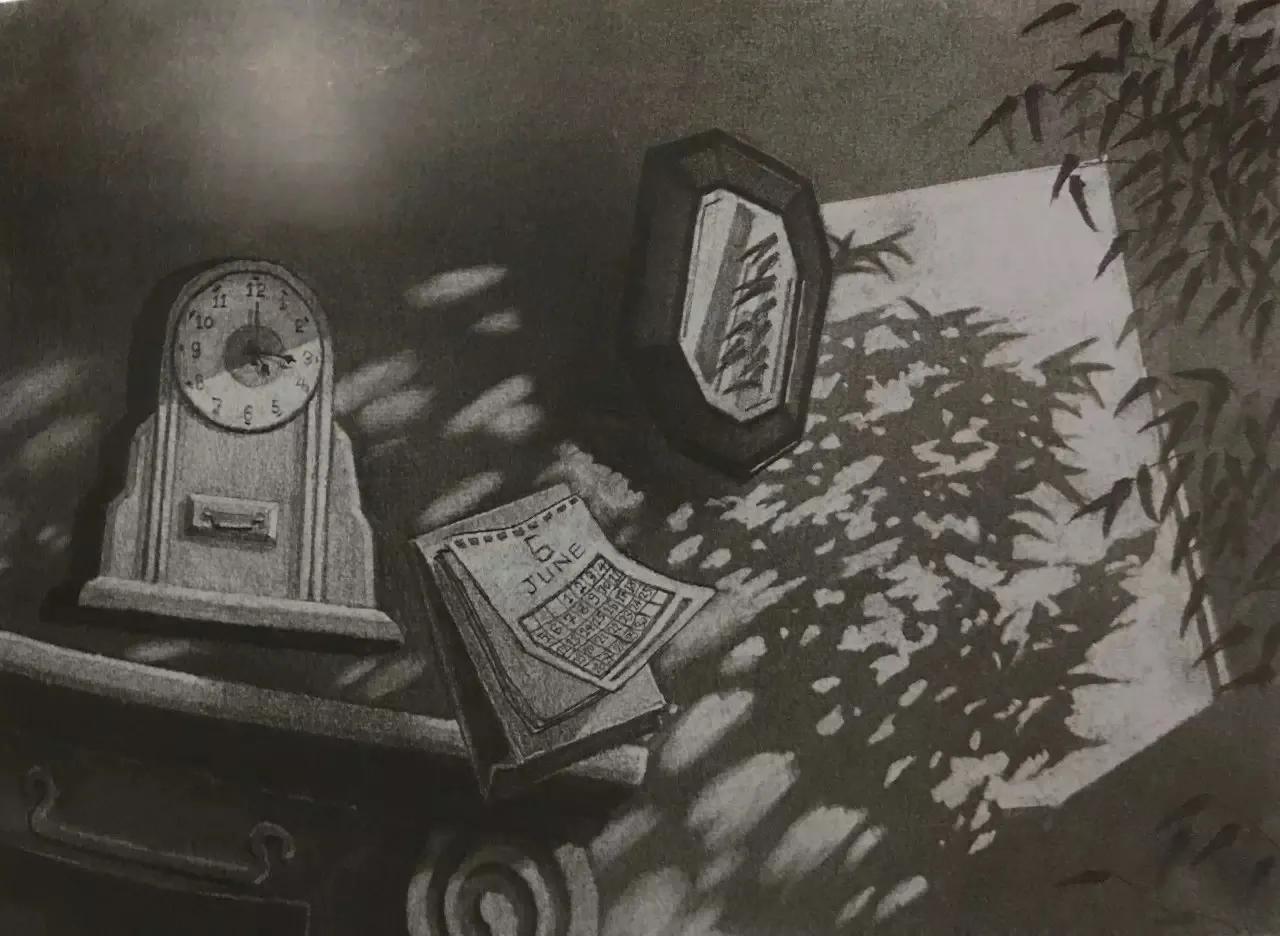 清华校考场景素描高分卷,清华素描场景高分卷技法