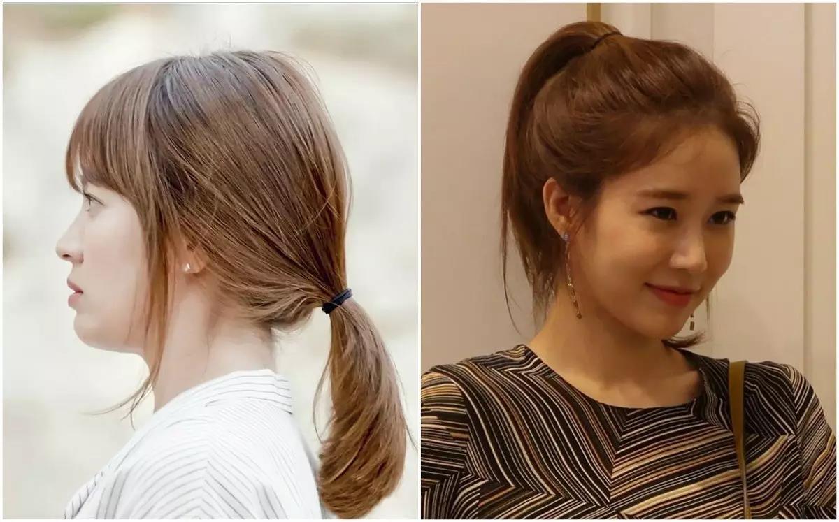 扎马尾后脑勺扁平简单,扎马尾前面扁平怎么弄