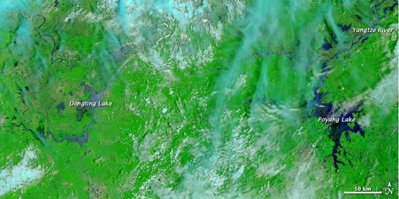 历史上洞庭湖是中国第一大湖吗,洞庭湖历史上最大面积