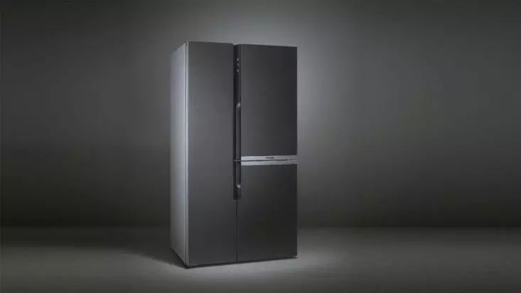 博世双门冰箱新款,博世法式岩板带制冰机冰箱