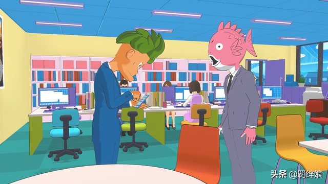社畜鱼类动画《BUSINESSFISH》7月7日放送,PV公开