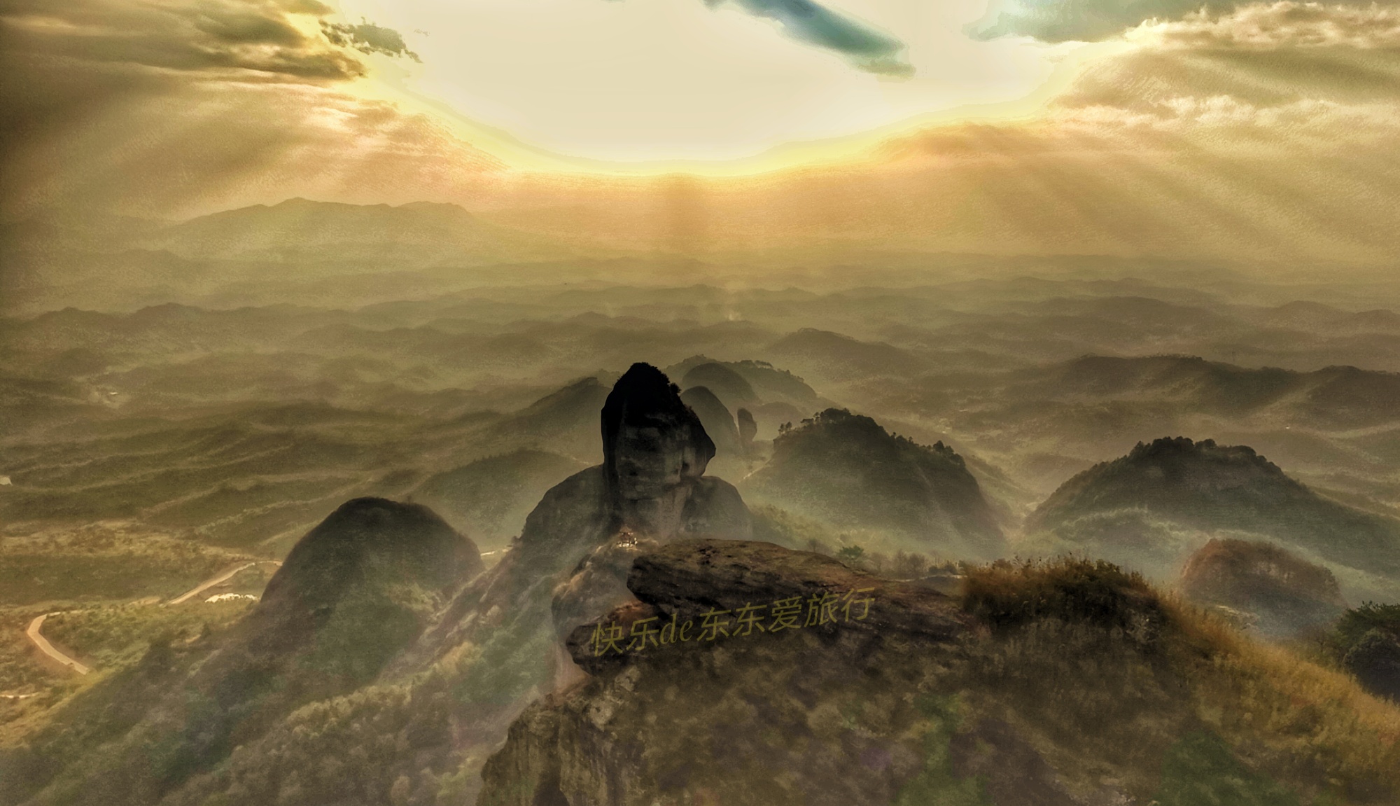 龙川霍山登山路线,夜爬龙川霍山景区