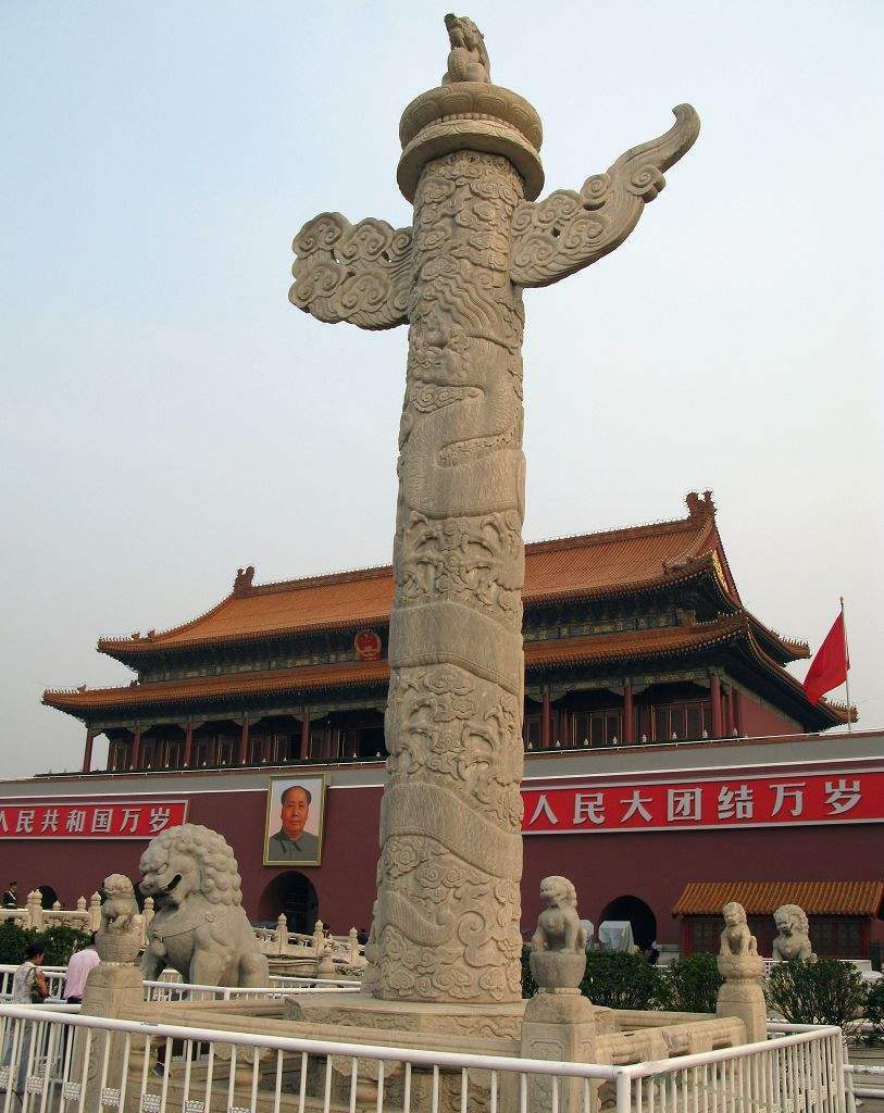 你知道华表奖的意义吗,安门前的柱子是什么