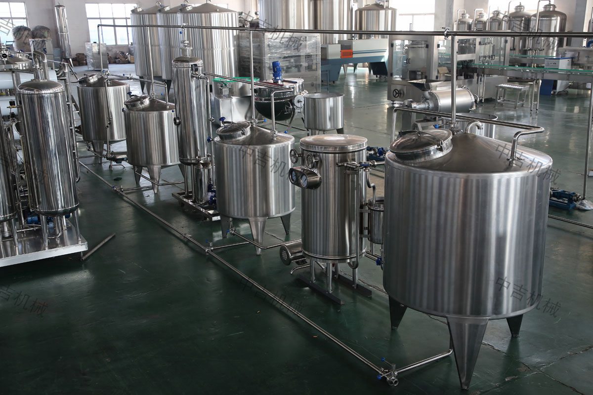 全套果汁饮料加工设备厂家,果汁饮料生产线设备