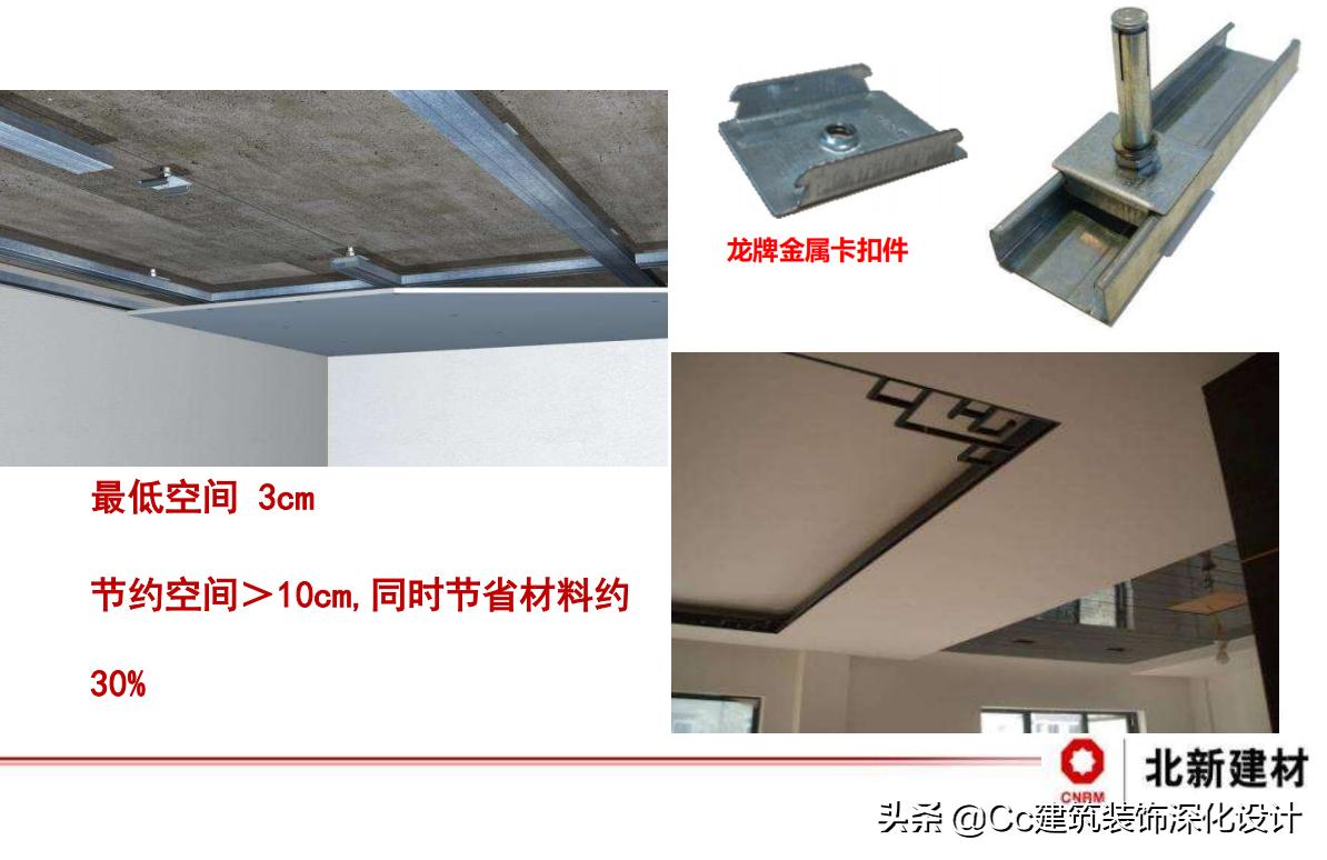 「北新建材」全轻钢龙骨跌级吊顶系统