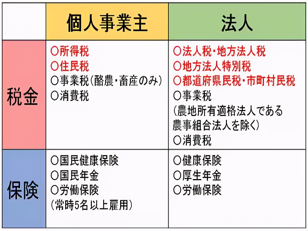 在日本工作都要交哪些税？