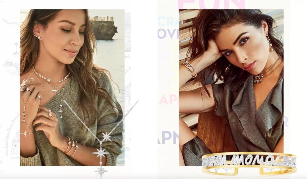 超高颜值首饰施华洛世奇,轻奢款珠宝首饰分享18k镶嵌