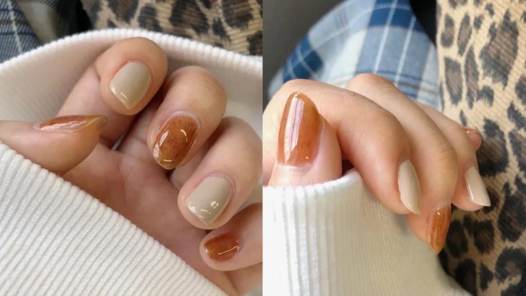 2022显白又高级的美甲海底捞,海底捞美甲图片2022新款裸色