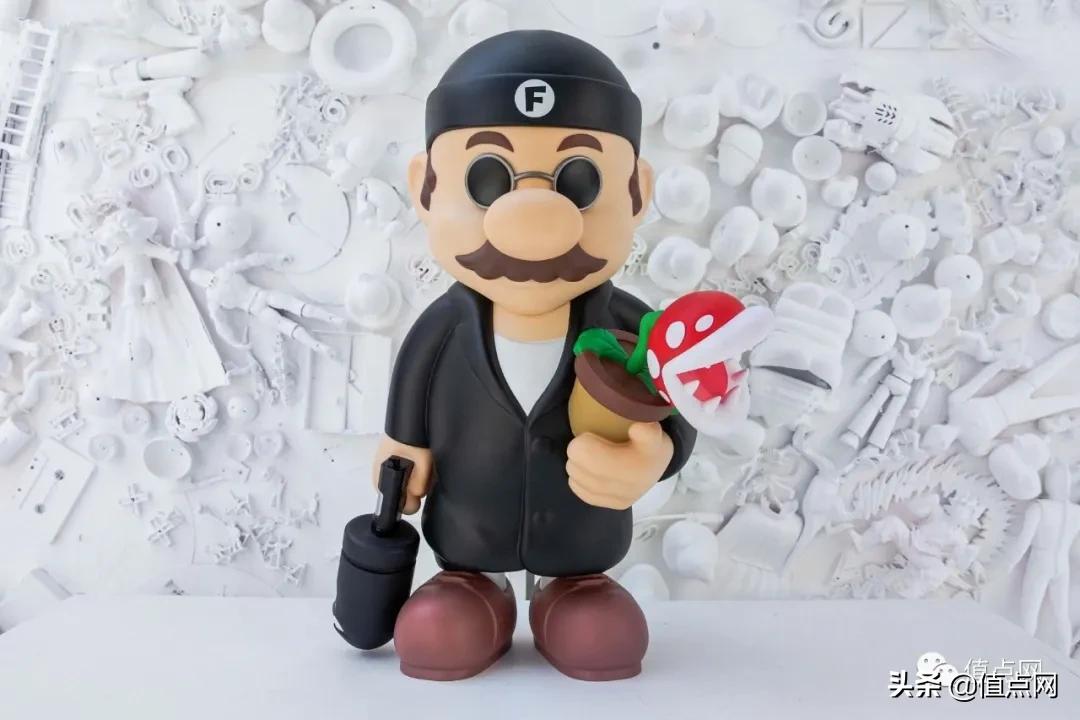 马里奥石膏娃娃梦幻配色,马里奥q版的公仔