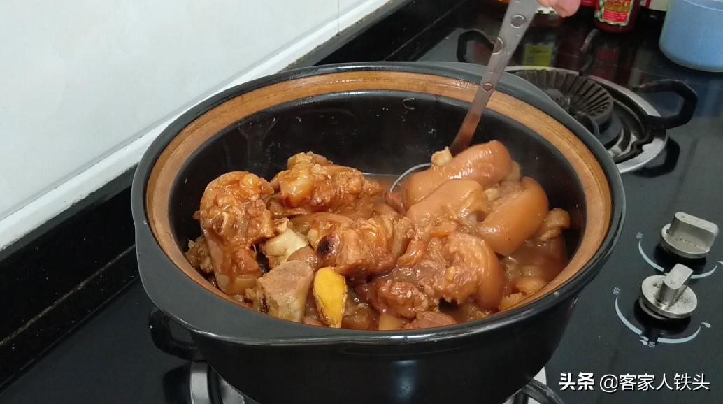咸香猪脚姜醋蛋广东正宗做法,咸香猪脚的做法高压锅