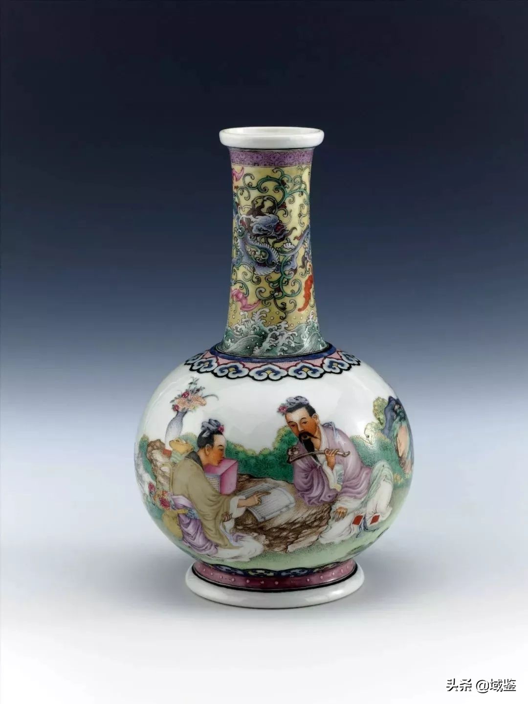 清乾隆时期珐琅彩瓷器图片及价格,乾隆时期珐琅彩瓷器的特征鉴别