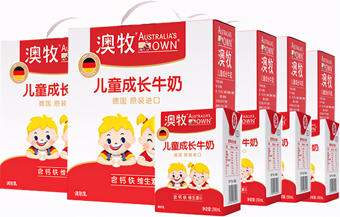 澳牧儿童牛奶1-3岁,澳牧儿童牛奶12瓶