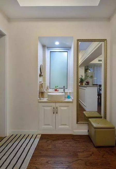 玄关里放洗脸台设计图,入户洗脸台玄关