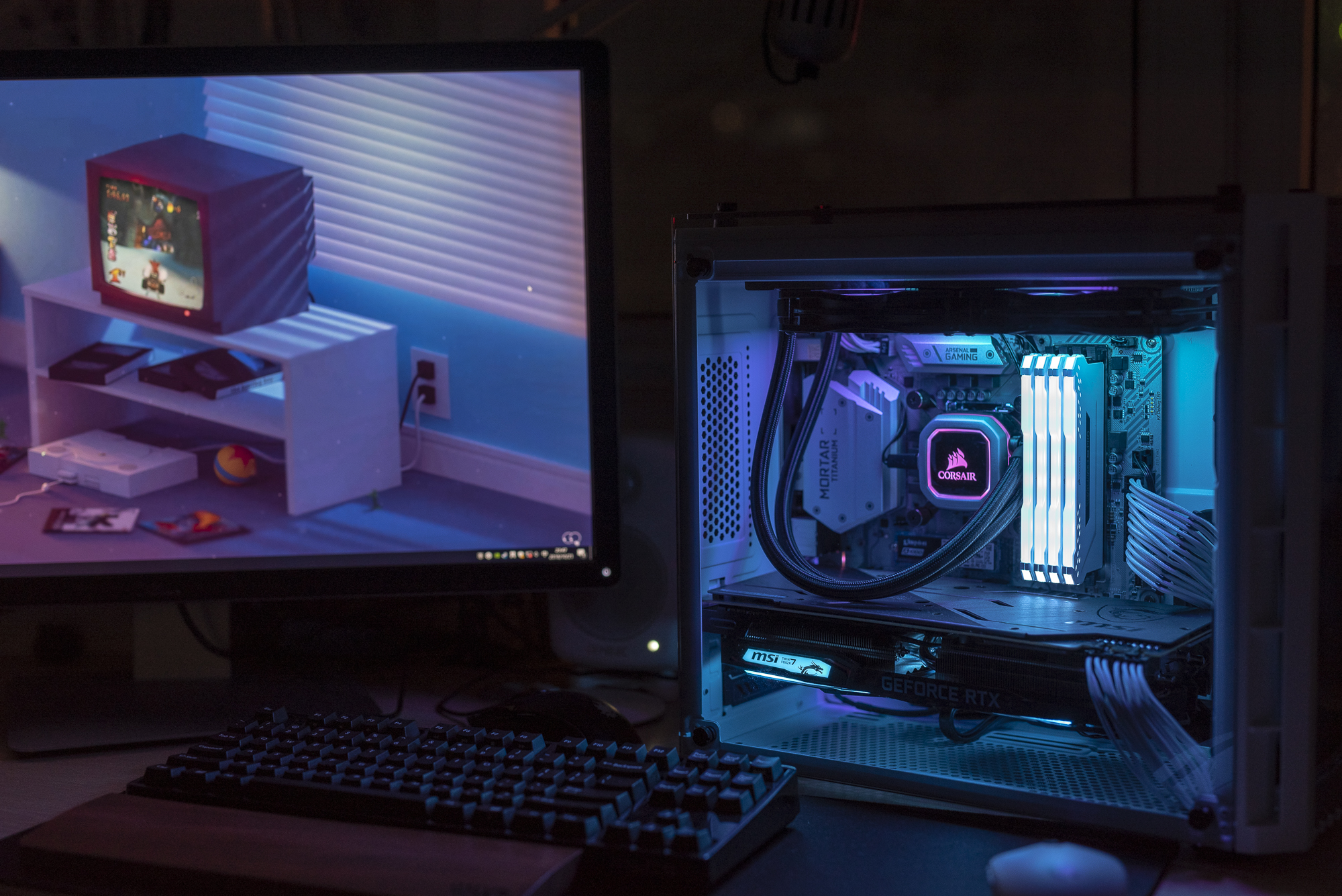 atx机箱和matx机箱有啥区别,高性价比matx白色机箱推荐