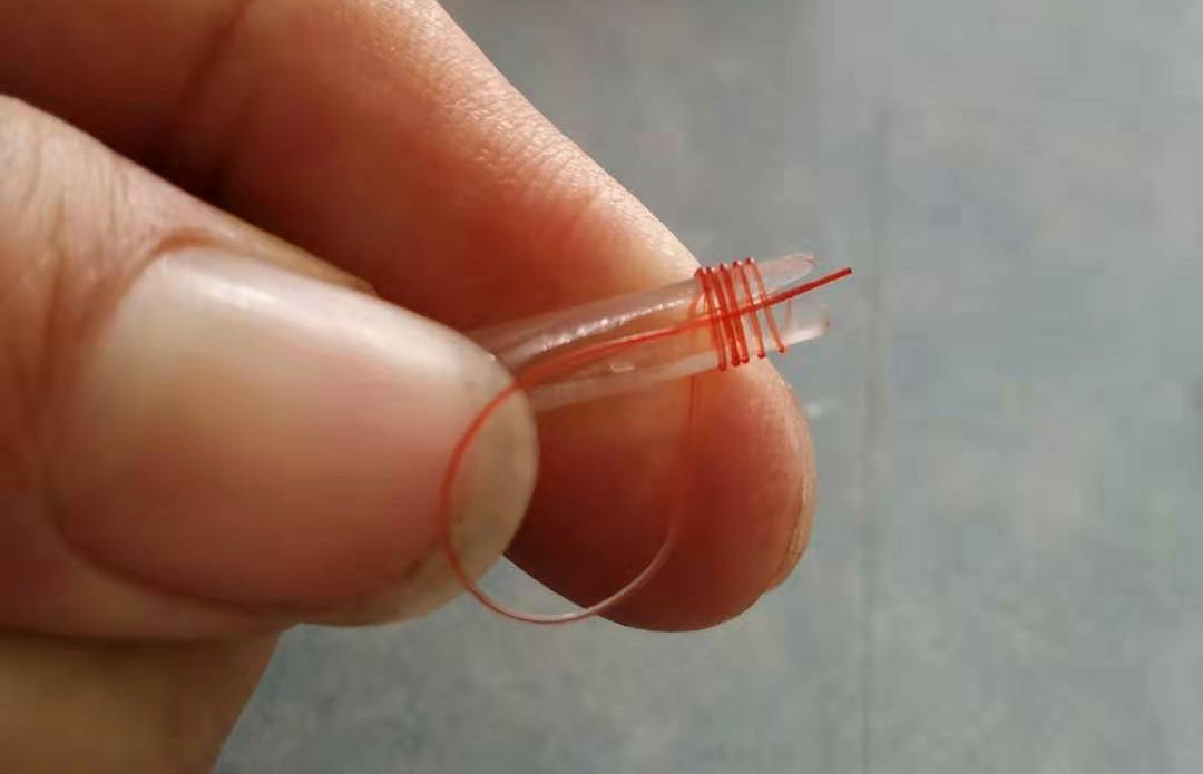 油笔芯做绑钩器,笔芯绑钩神器