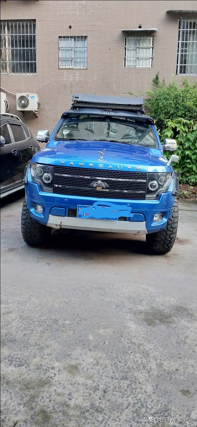 卡威皮卡改装露营车,皮卡车改装的房车