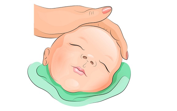 宝宝囟门之前是平滑现在凹陷,宝宝头顶的囟门宽正常吗