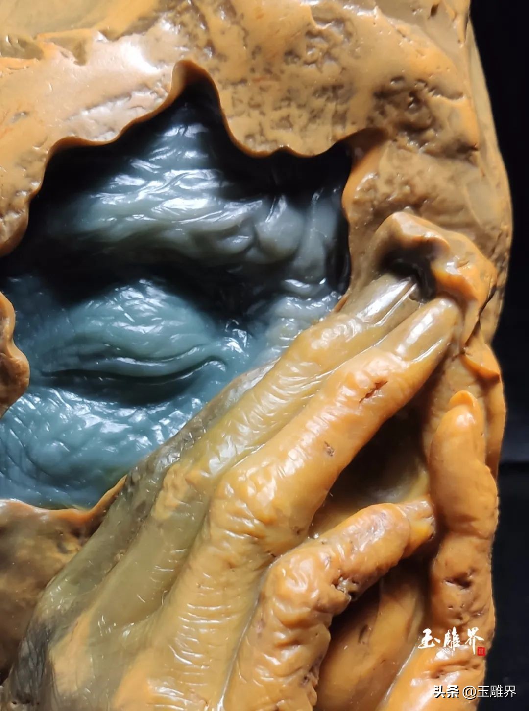 丑到极点的玉雕,丑石黄蜡石