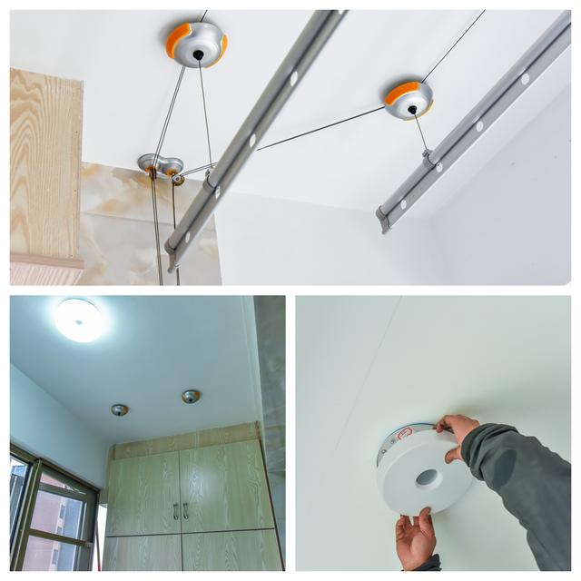 阳台晾衣户外电动升降,阳台晾衣升降