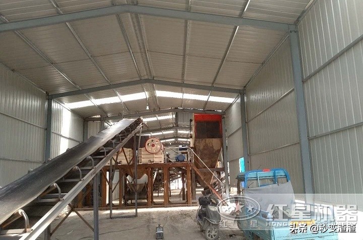 石头粉碎成沙子全部流程,石头粉碎成沙子用什么设备效果好