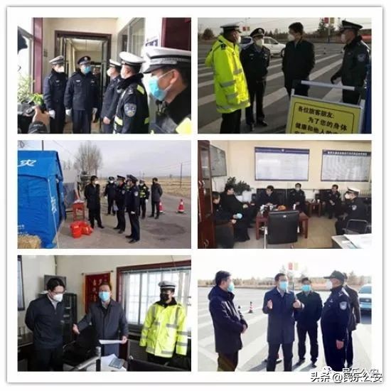 战疫情冰城交警义无反顾坚守一线,疫情防控先锋队守护员