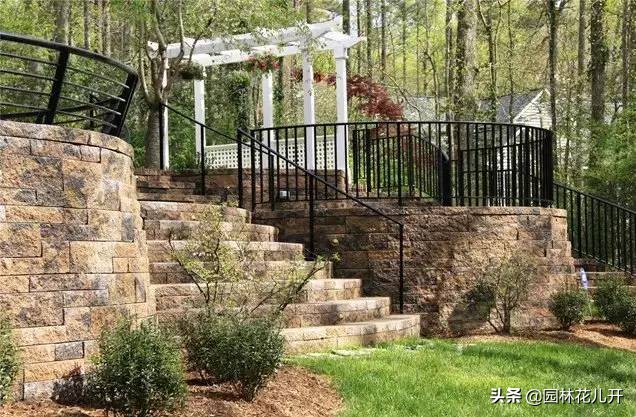 百款石材景观墙设计,挡土墙设计方案