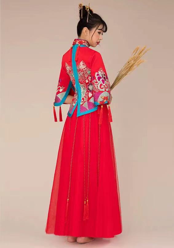 最适合穿中式嫁衣,新款秀禾服新娘礼服中式嫁衣