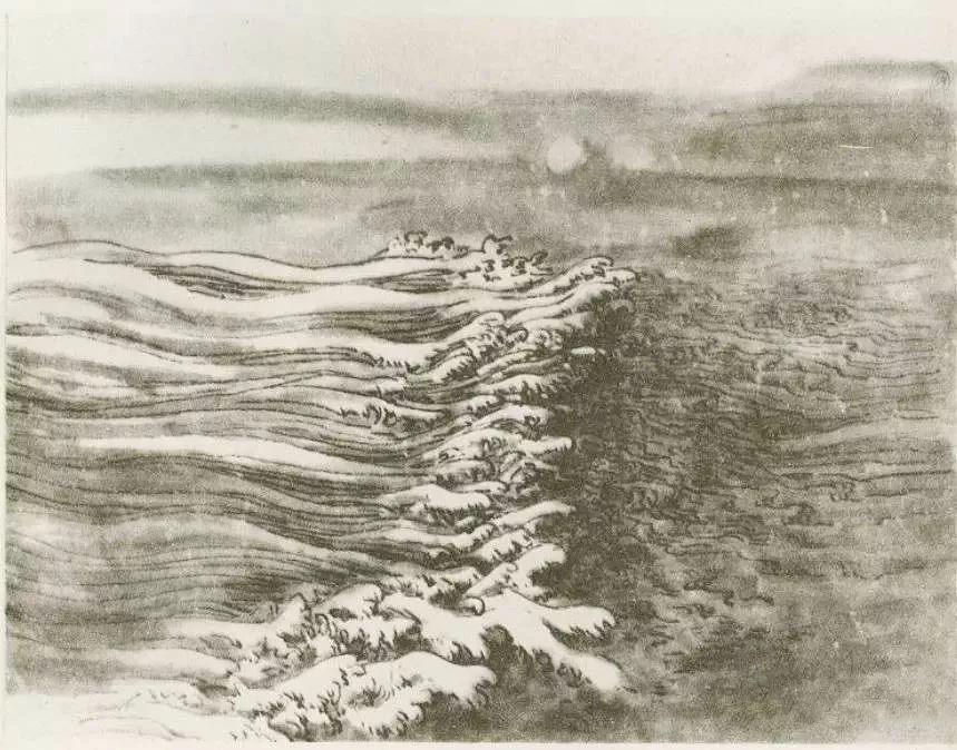 施云翔画水技法,画水技法视频