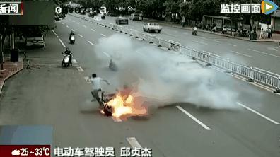 普宁电动车着火,又是电动车起火