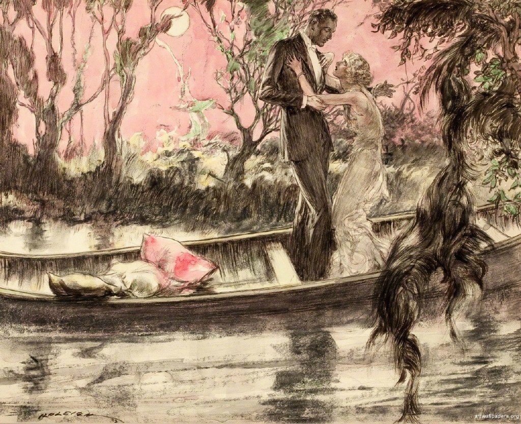 把各种场景画在一起的速写,速写故事小场景