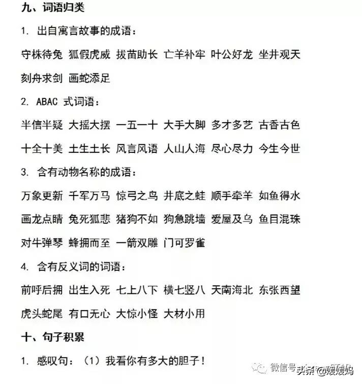 部编版四年级上册语文期末知识点,人教版2021二年级语文期末必考题