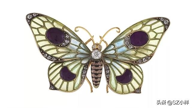 珐琅珠宝首饰设计,复古珐琅珠宝