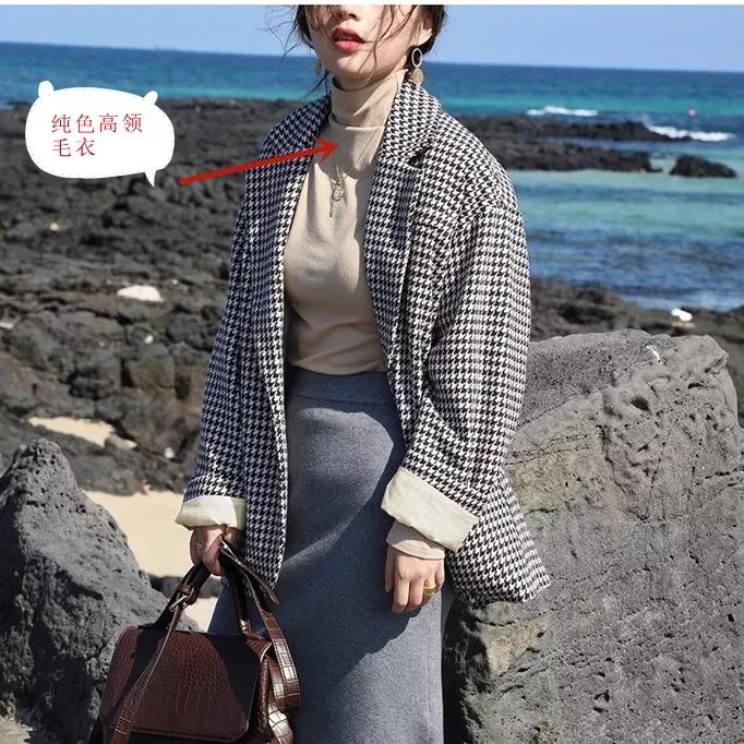 西装毛呢外套内搭,红色毛呢外套内搭什么颜色