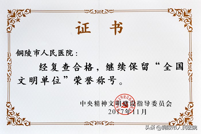 铜陵市人民医院辉煌“十三五”：辐射带动力显著增强迈向精细化现代化