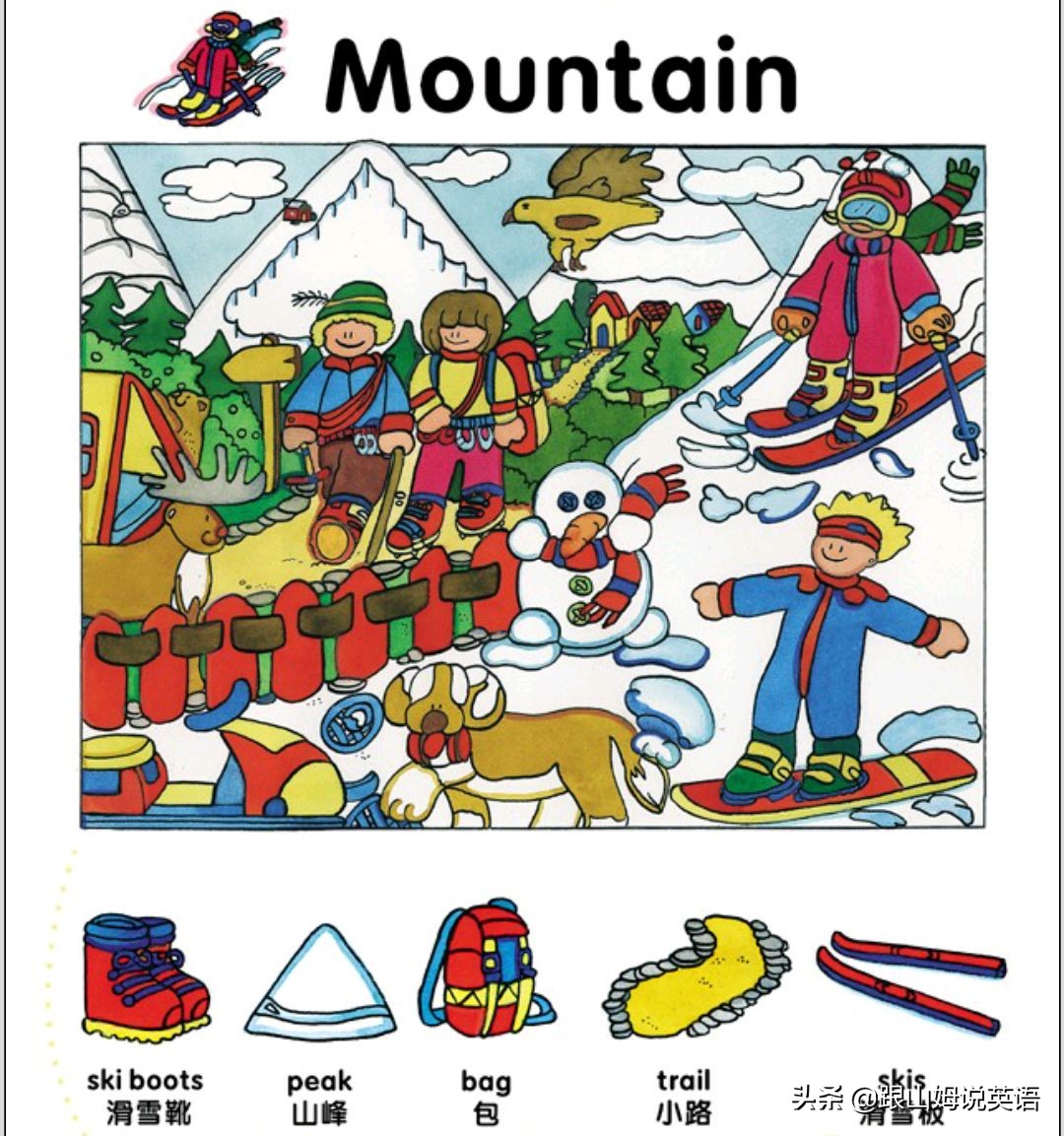 90幅图速记1000个初中英语单词,90幅图轻松记1000个单词