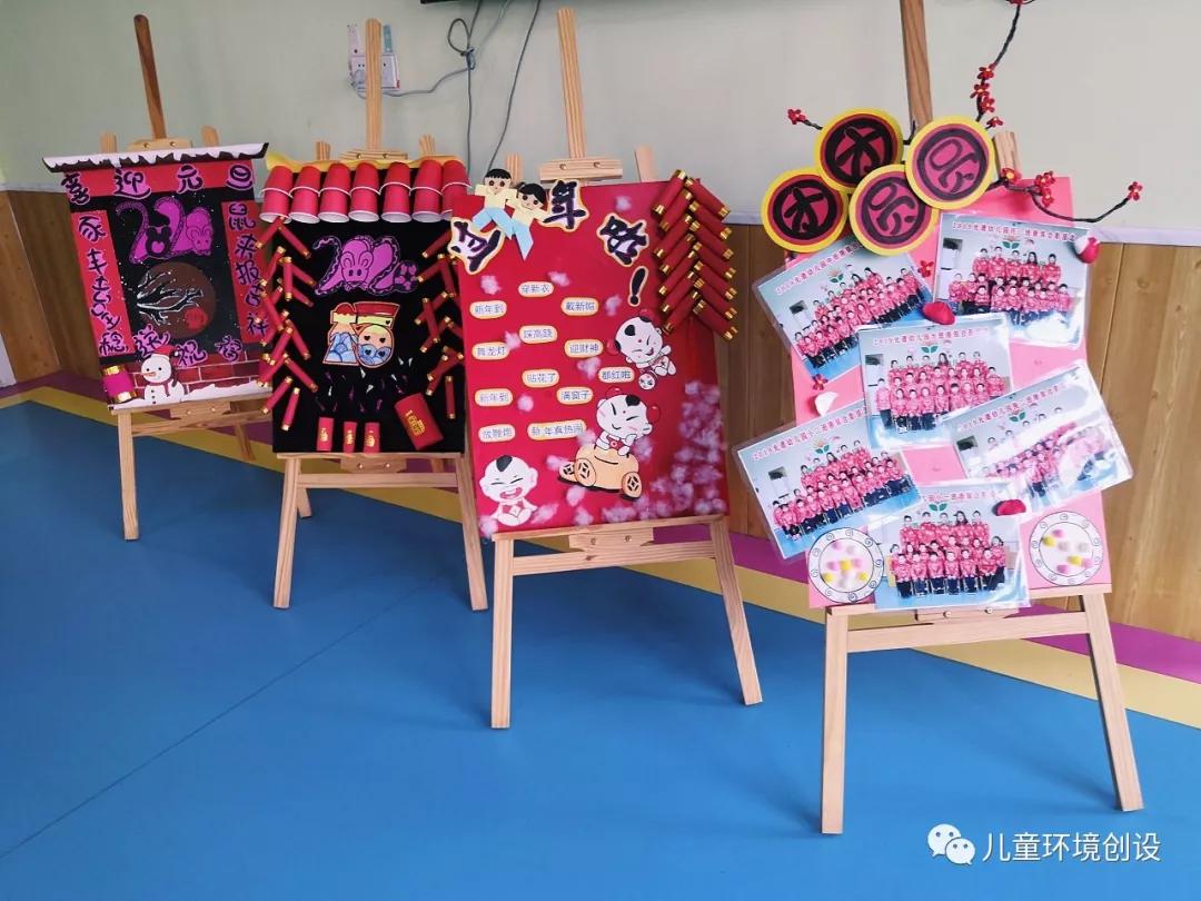 幼儿园新年环创参考,幼儿园新年教室环创