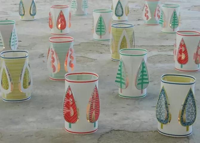 迎接新年的剪纸灯笼,做灯笼来点过年的气氛吧