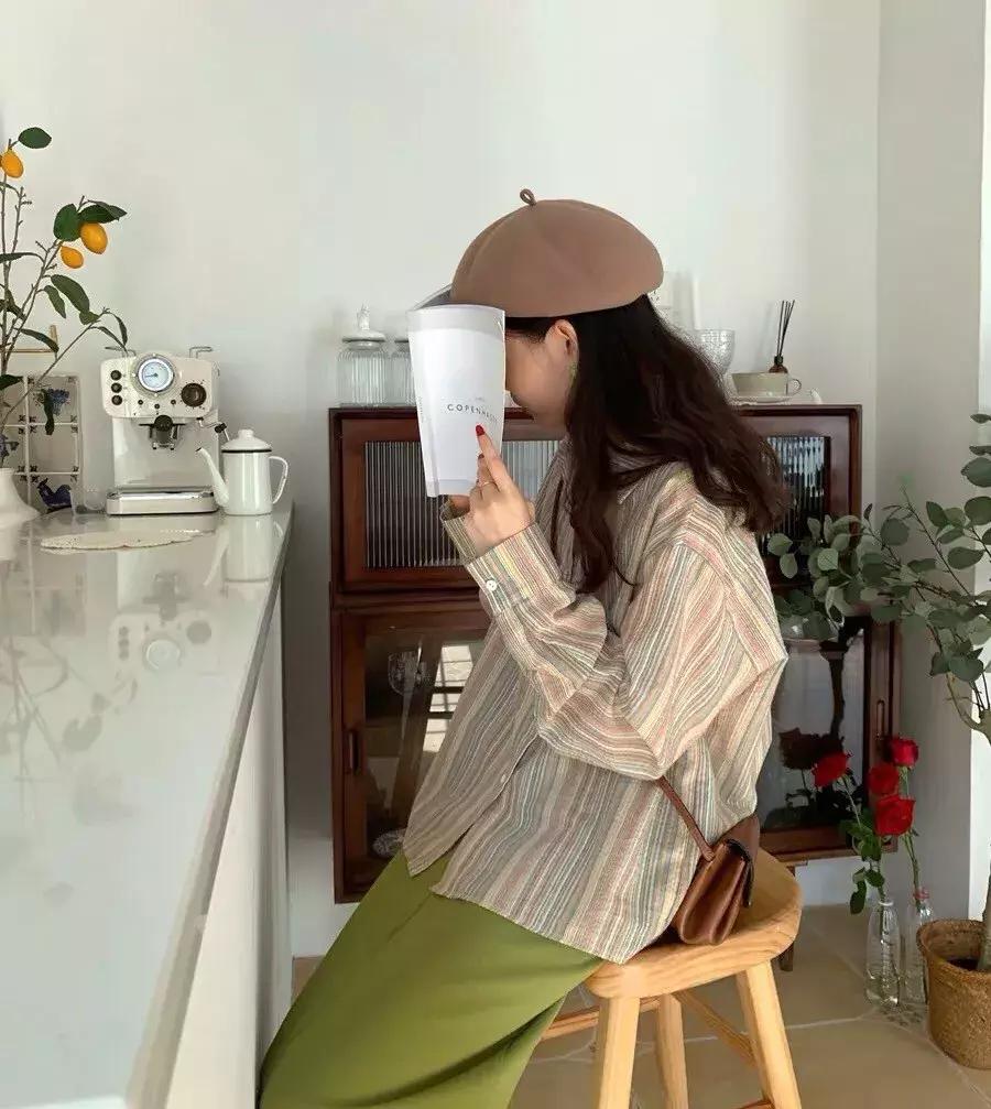 春季新款时尚百搭大码衬衫,爆款秋冬时尚衬衫第二件免费